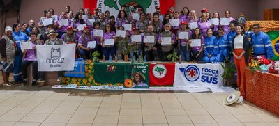 FioCruz e Força Nacional do SUS formam 1ª turma de brigadistas populares para atuar em catástrofes climáticas 